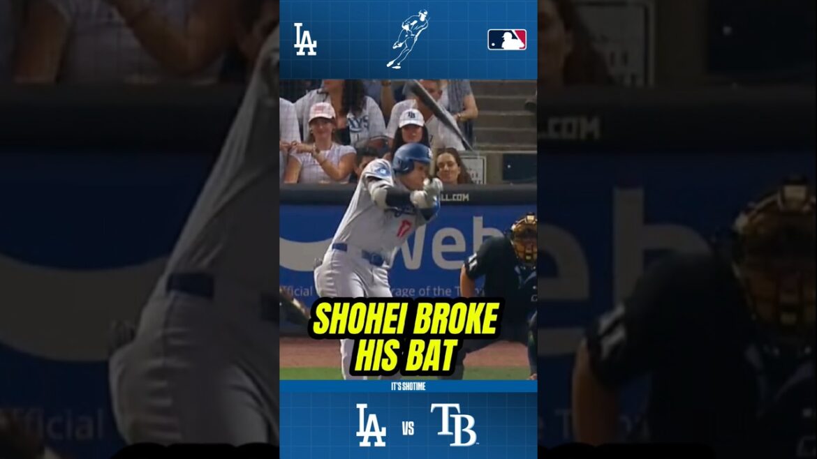 Shohei casse la batte et monte toujours sur la base