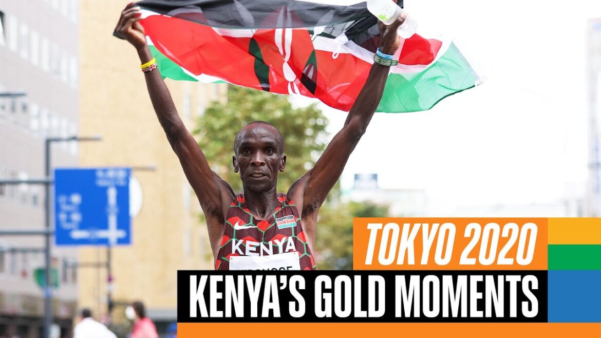 🇰🇪 🥇 Kenya's gold medal moments at #Tokyo2020 | Anthems