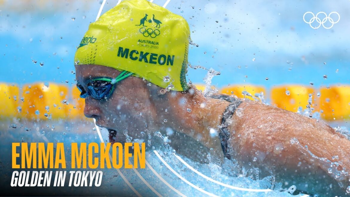 Nouveau record olympique! 🥇🇦🇺 | 100m nage libre de femmes Tokyo 2020 | Faits saillants des athlètes