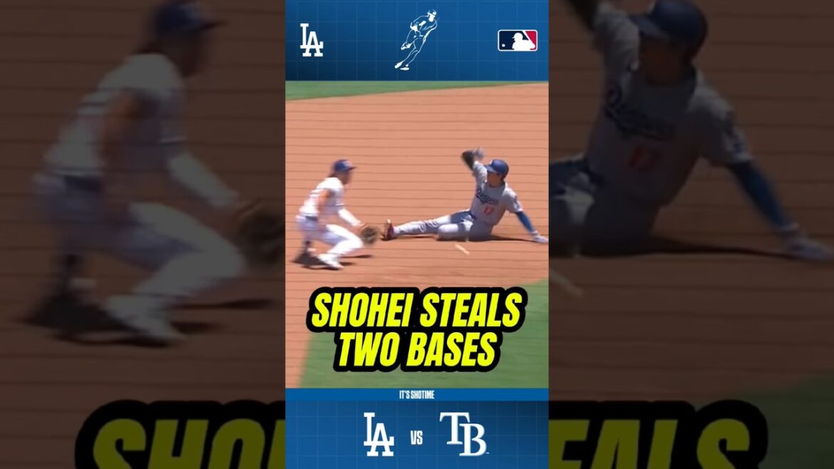 Shohei vole deux bases comme si ce n'était rien!