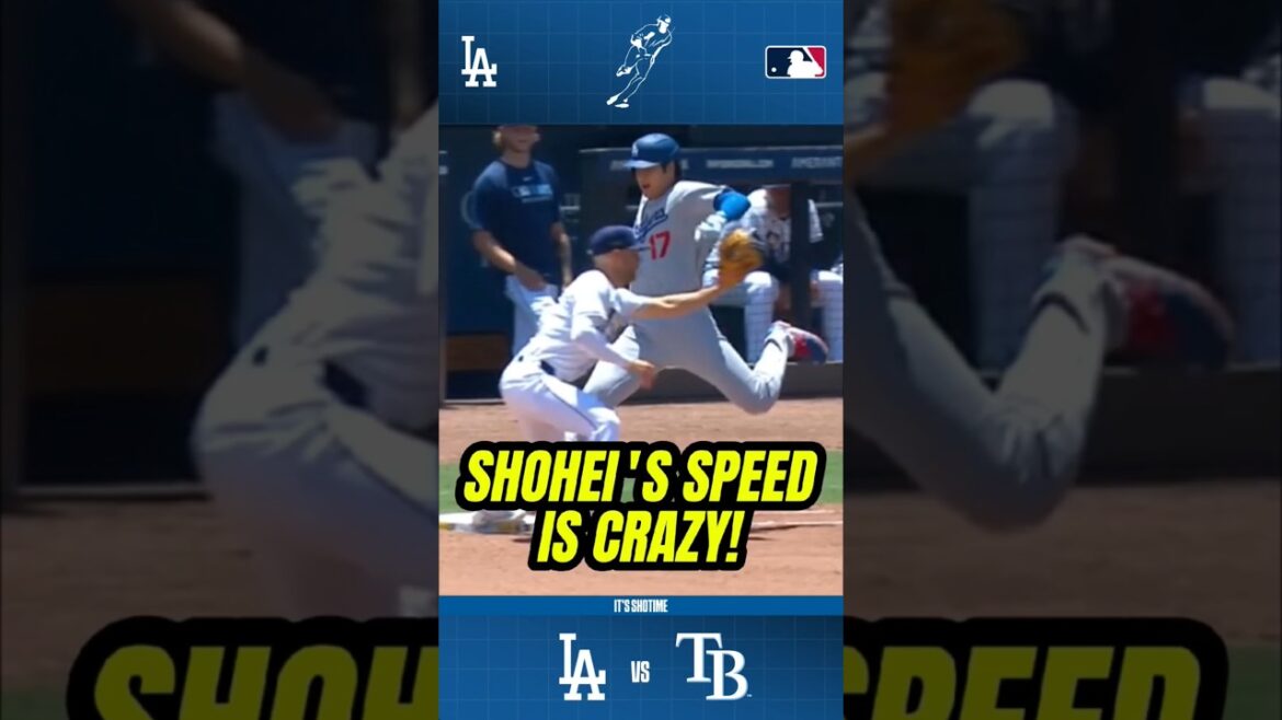 La vitesse folle de Shohei bat le lancer!