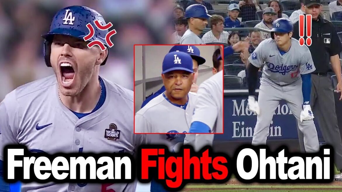 Brawl choquant! Ohtani et Freeman s'affrontent dans les vestiaires - Freeman bancté par Roberts!