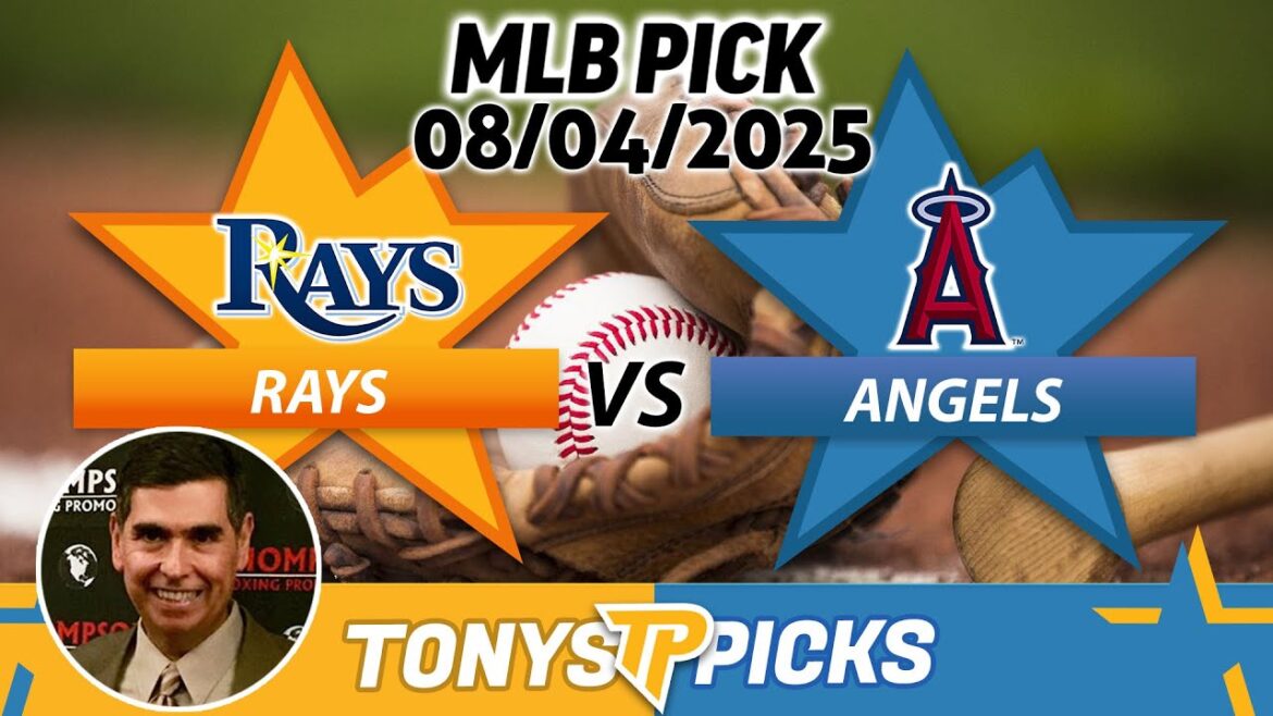 Tampa Bay Rays vs La Angels Pick 8/4/25 MLB Pick Prédiction