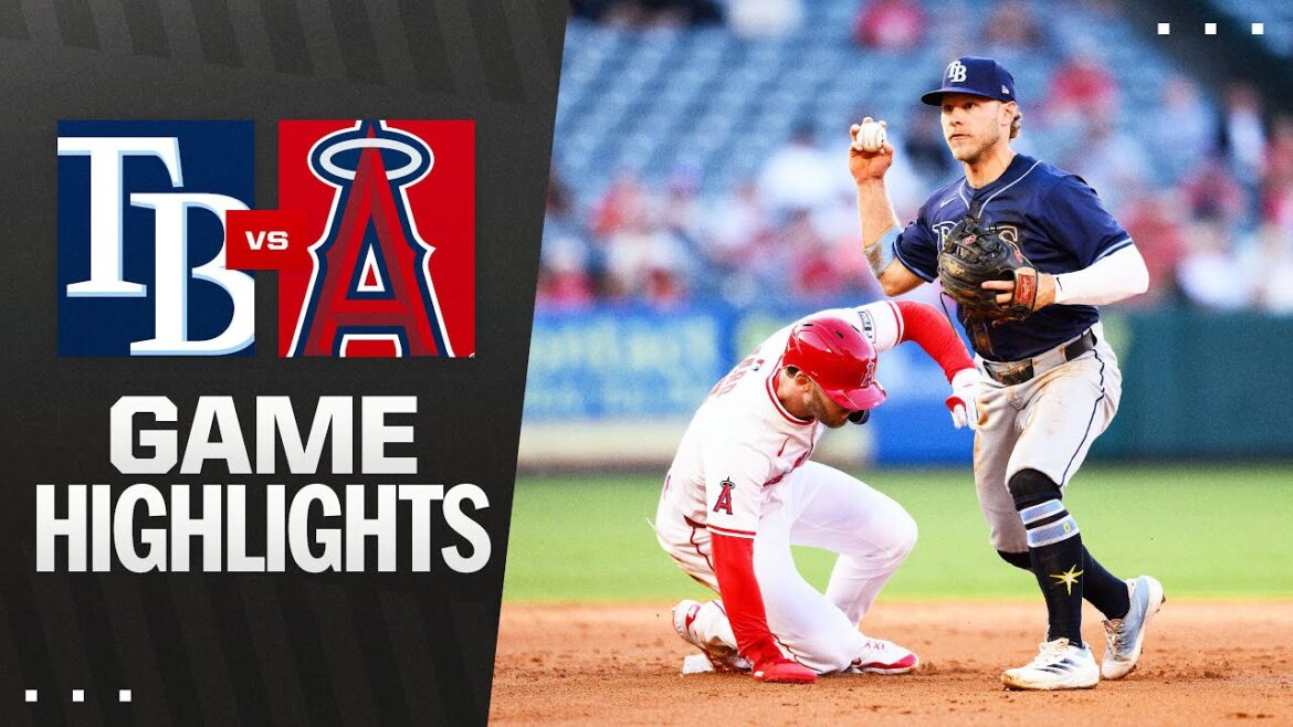 Rays vs Angels Game Highlights (8/4/25) | Faits saillants MLB