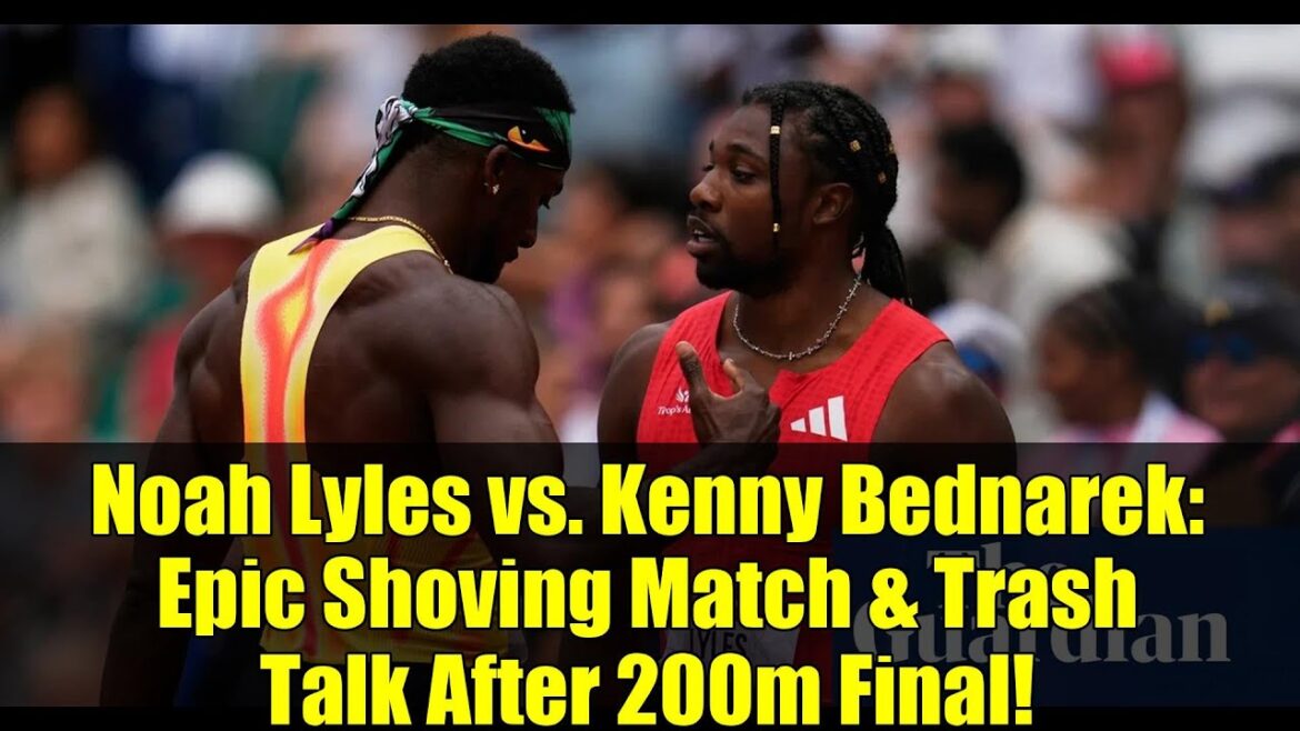 Noah Lyles vs Kenny Bednarek: Match de poussée épique et discours à poubelle après 200m finale!