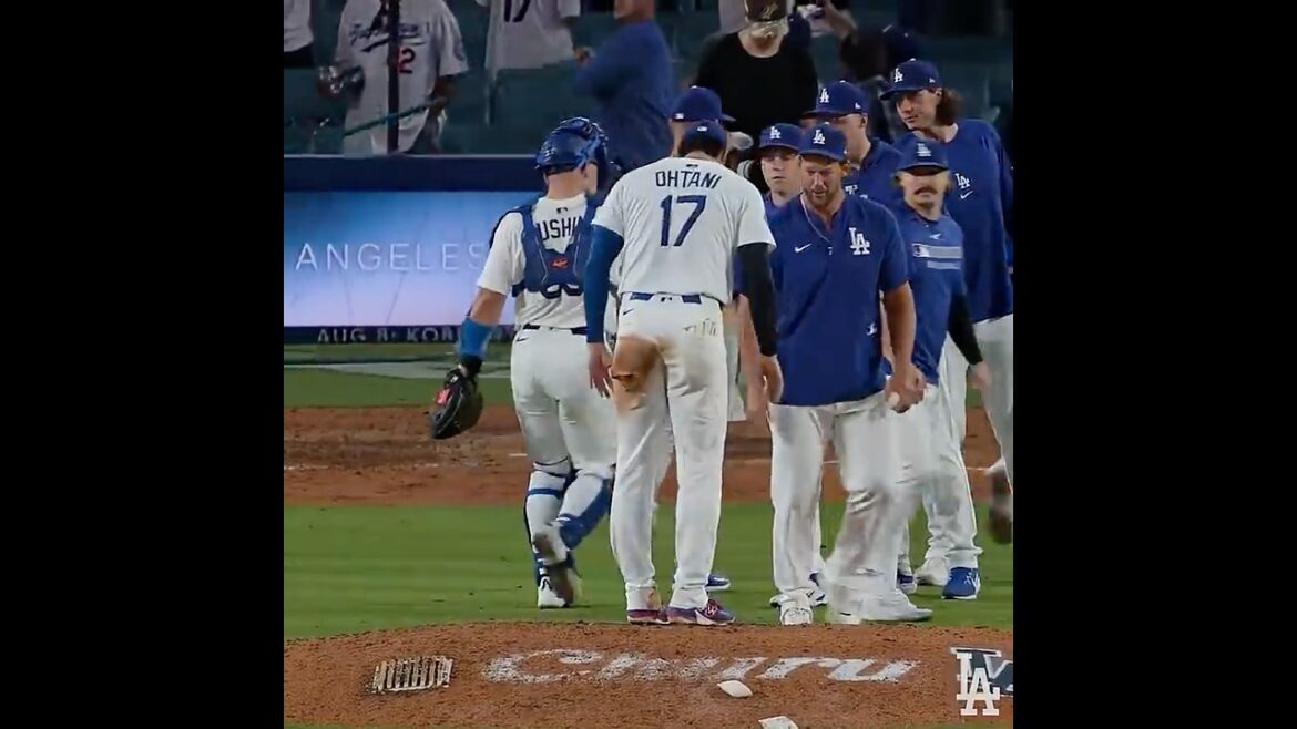 Shohei #ohtani & Clayton #Kershaw Pratique de pratique après #Dodgerswin