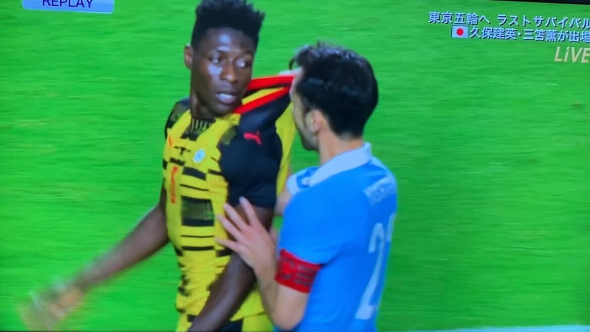 [U24 Japan National Team]Yoshida Maya se met en colère contre une faute malveillante