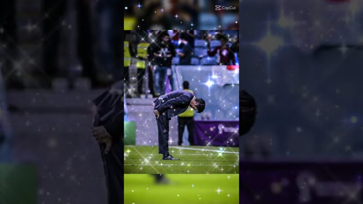 Le manager du Japon Hajime Moriyasu repose aux fans pour les remercier pour leur soutien 👏🇯🇵❤️🙏 # respect # fifa22