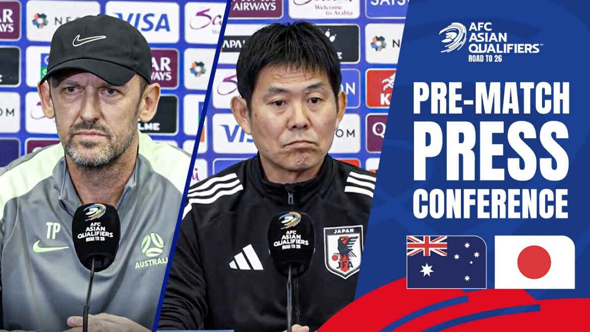 Australie vs Japon - Conférence de presse d'avant-match | Matchday 9 - AFC Asian Qualifiants ™ Road vers 26