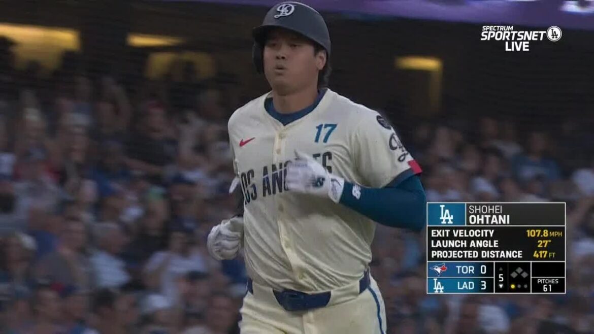 40 home runs 💪 shohei ohtani écrase le terrain au champ central | ESPN MLB