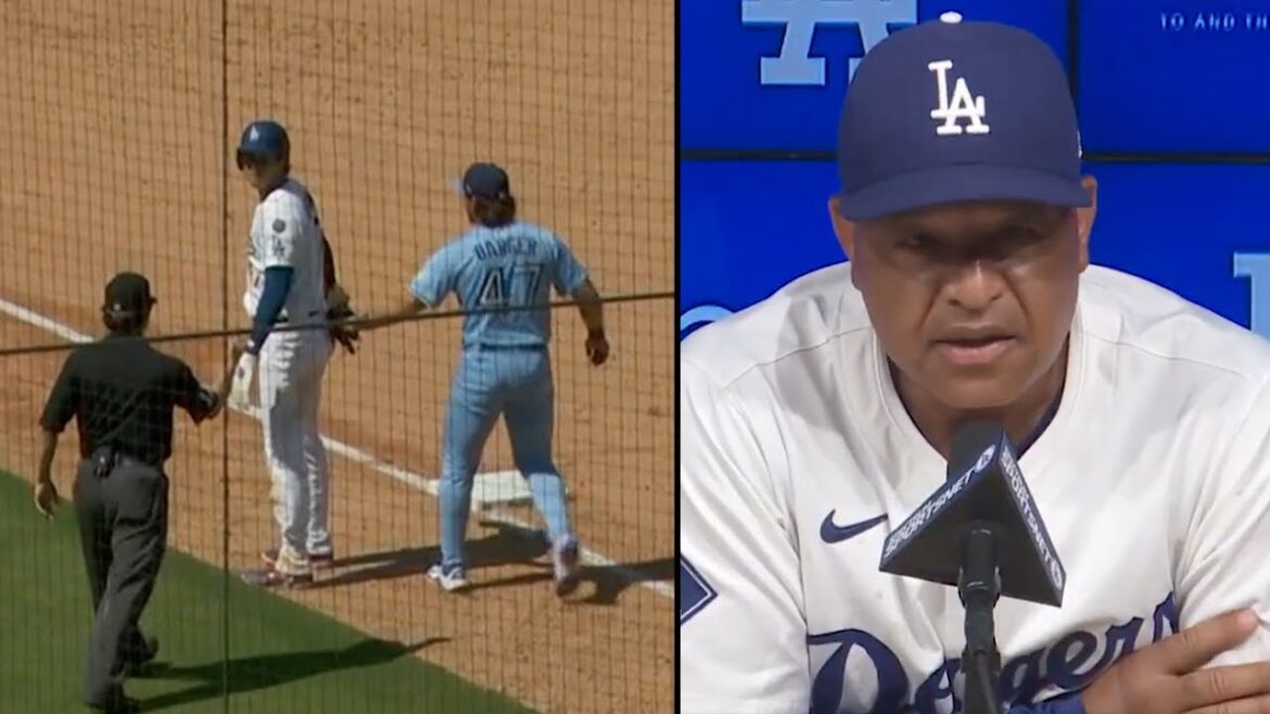 Dave Roberts a chauffé avec Shohei Ohtani après une erreur de base et le jette sous le bus!