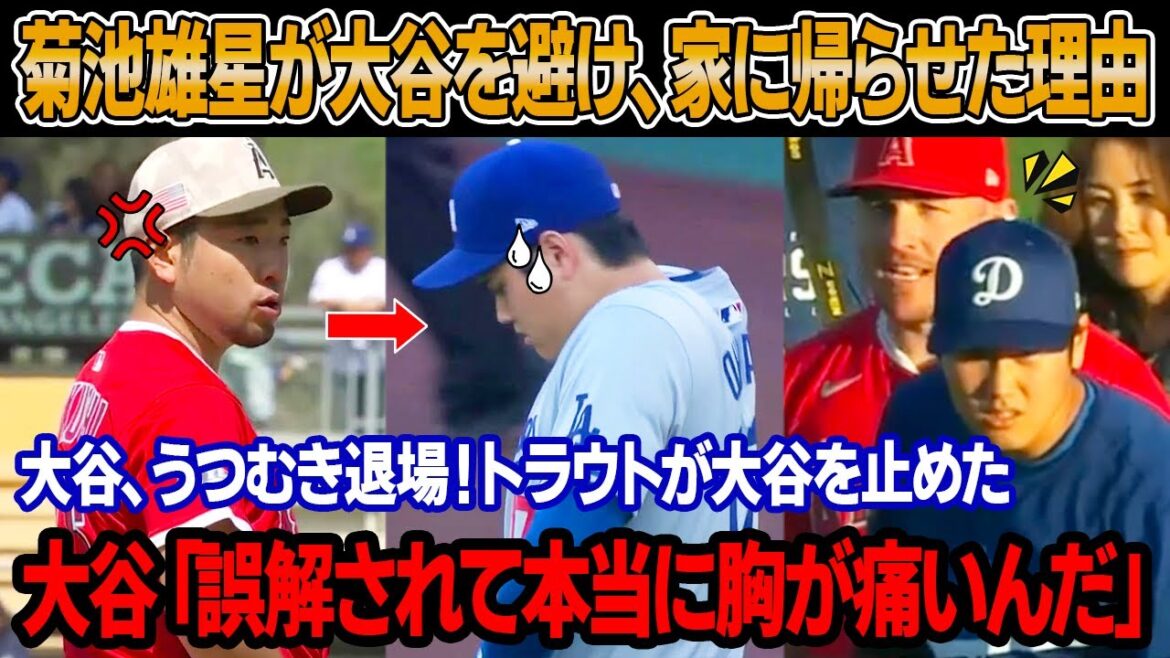 "Shohei n'a plus besoin de moi ici." Immédiatement après le match, Kikuchi Yusei a refusé de faire un câlin à Otani et l'a laissé revenir aux Dodgers sans le rencontrer! Otani a refusé de prendre une photo avec Kikuchi et a quitté le ballon et est parti! Trout a arrêté Otani et a pris une action choquante.