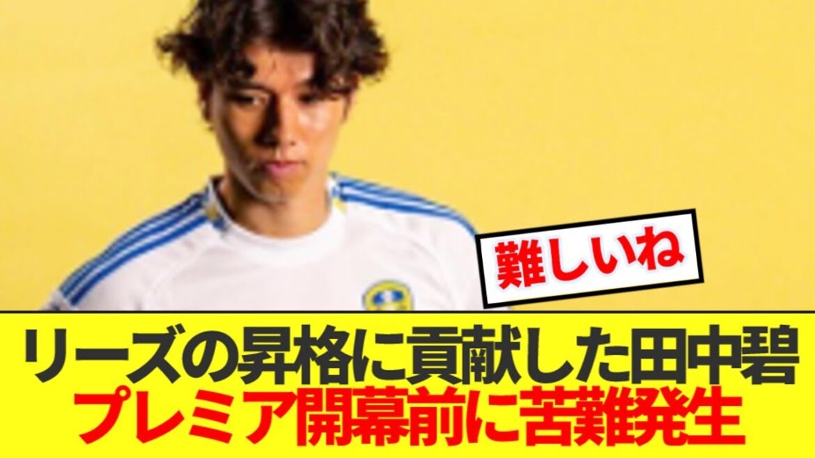 [Triste nouvelle]Tanaka Aoi est en cas d'urgence à Leeds lorsqu'il est promu en première! !