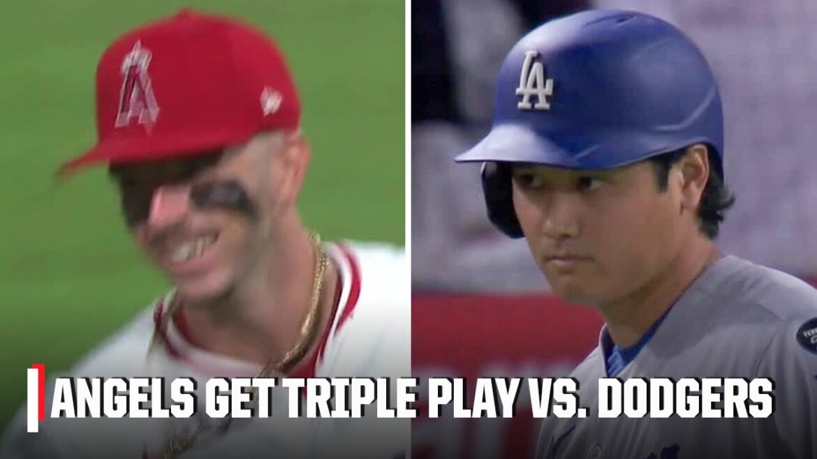 Angels obtient un triple jeu sur un hit shohei ohtani 😱 | ESPN MLB