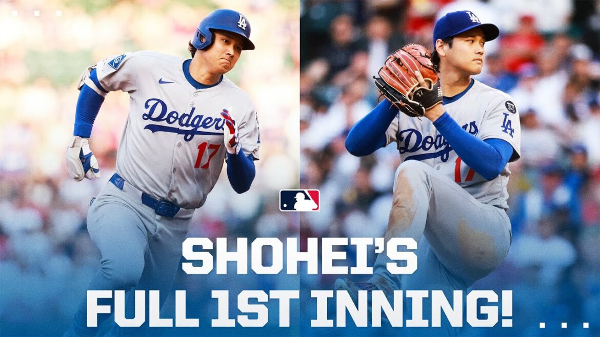 Shohei Ohtani triples et retire deux batteries en 1ère manche! (Face Mike Trout) | SHOHEI OHTANI SAILLANTS
