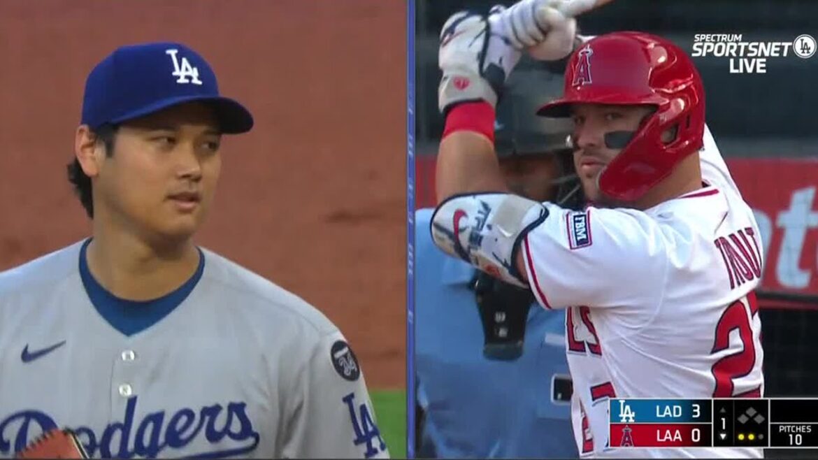 Shohei Ohtani sort Mike Trout en premier match dans un jeu MLB ⚾️ | ESPN MLB