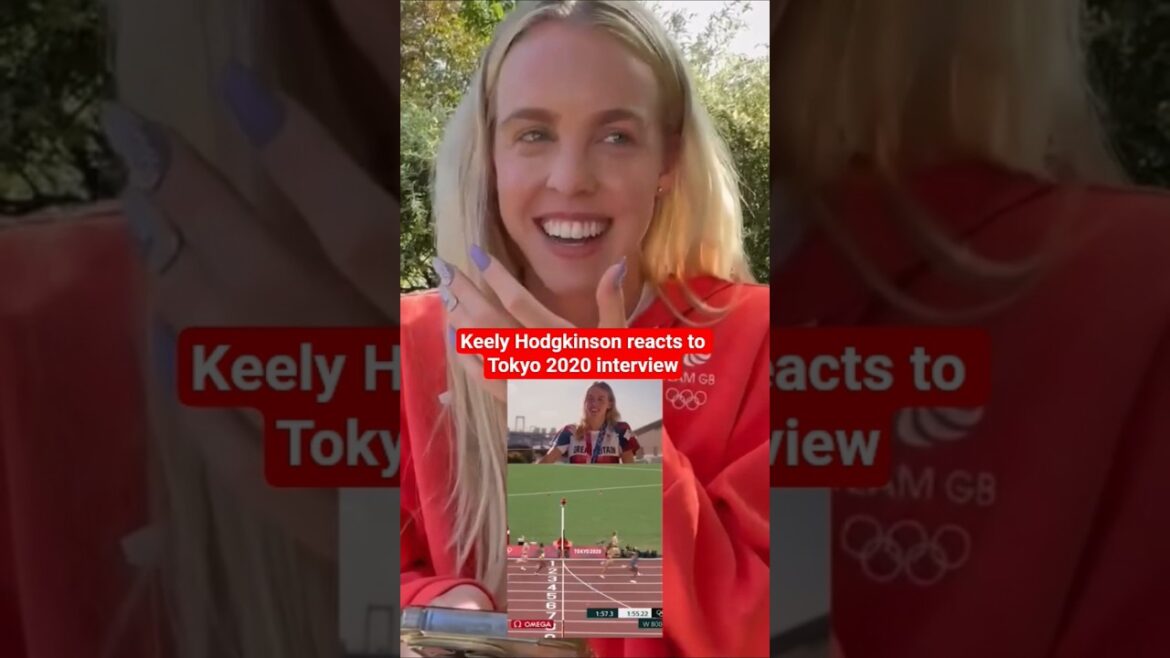 Keely Hodgkinson réagit à sa propre interview 😂 #shorts