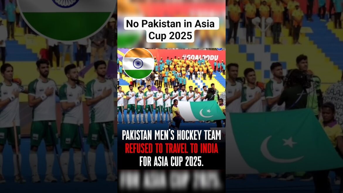Pas de Pakistan en Asie Cup 2025 | L'équipe de hockey masculine du hockeypakistan refuse de se rendre en Inde.