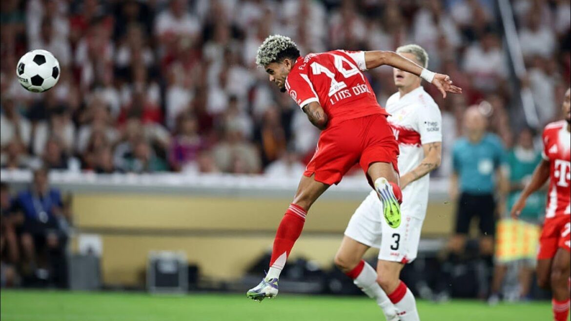 Luis Diaz Bayern Munich vs Stuttgart (Supercup allemand 2025)