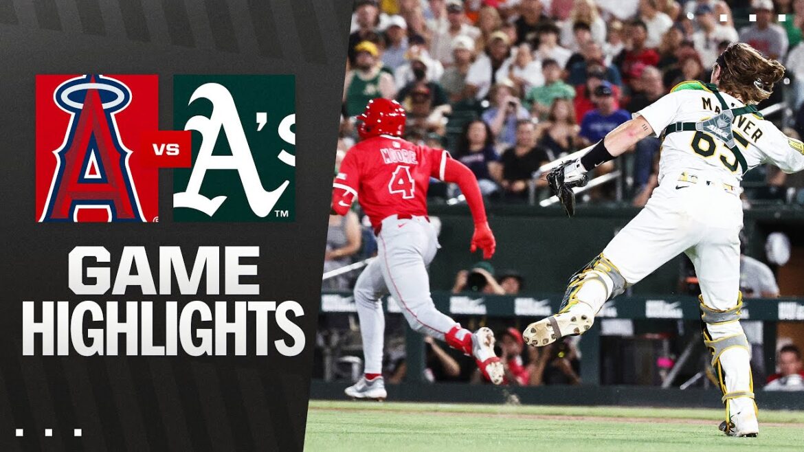 Angels Vs. A's Game Highlights (8/15/25) | Faits saillants MLB