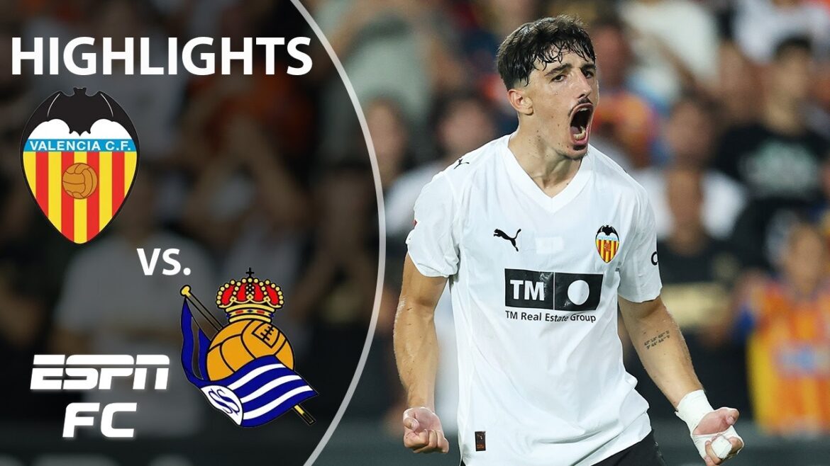Match serré 🔥 Valencia vs Real Sociedad | Laliga Saints | ESPN FC