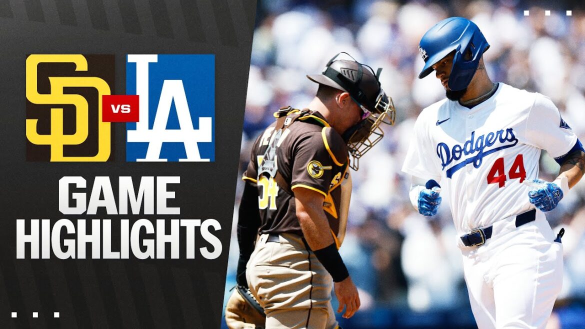 Padres vs Highlights du jeu Dodgers (8/17/25) | Faits saillants MLB