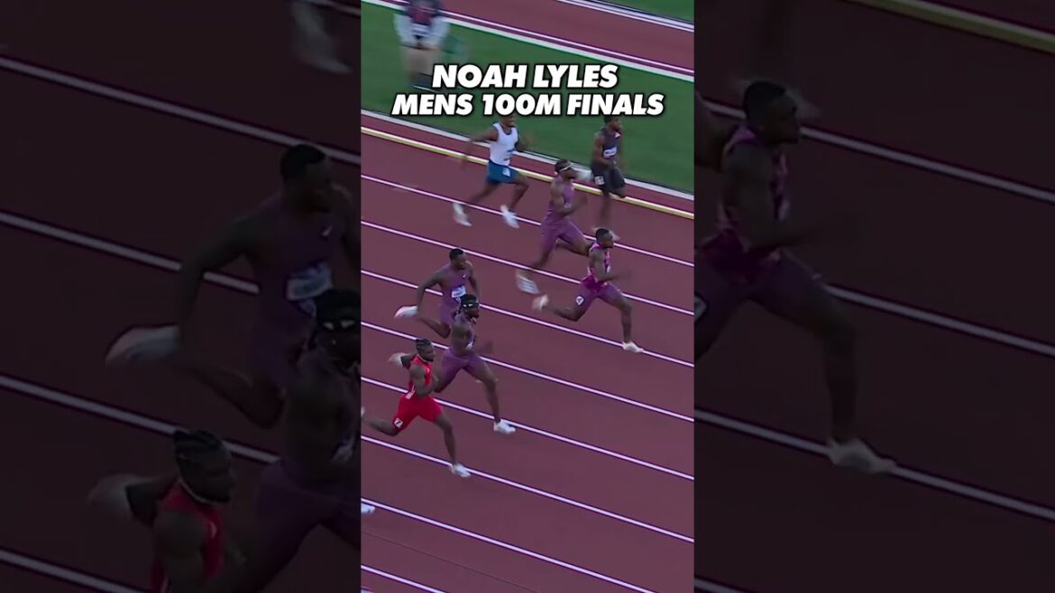 Noah Lyles remporte la finale masculine du 100m à 2024 essais olympiques américains
