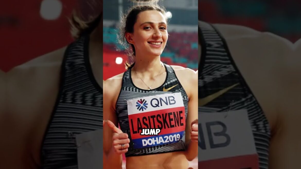 En flèche à la gloire olympique, Maria Lasitskene a livré une performance dorée à Tokyo 2020! #shorts