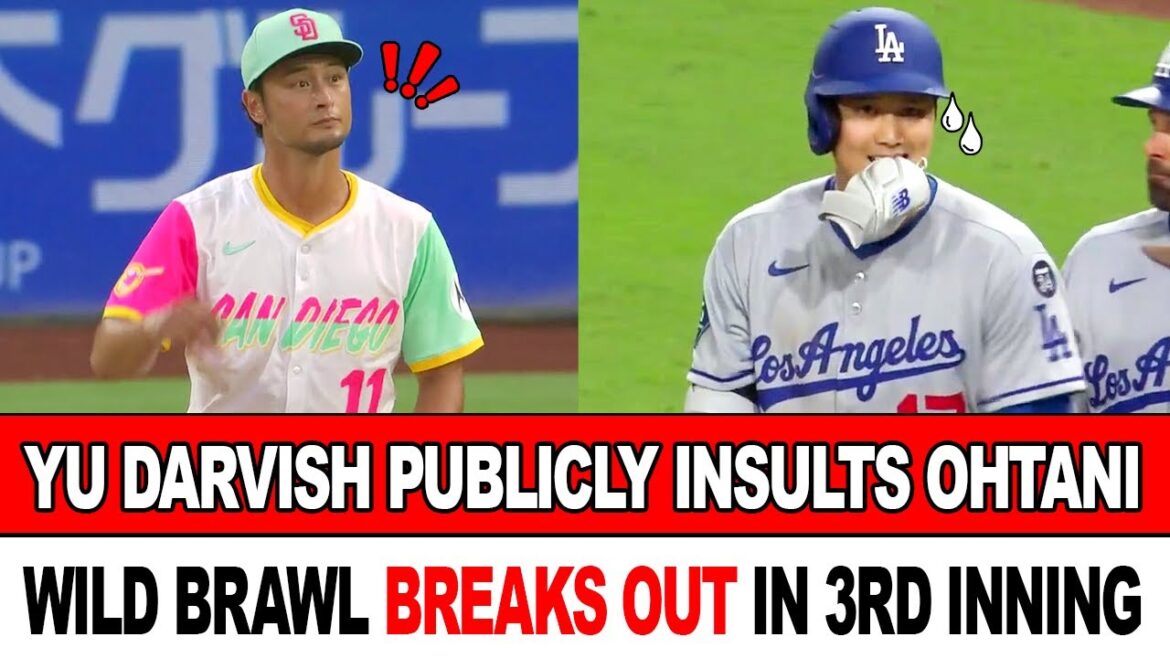 Le chaos éclate sur le terrain! Yu Darvish insulte publiquement Ohtani - Wild Brawl éclate en 3e manche