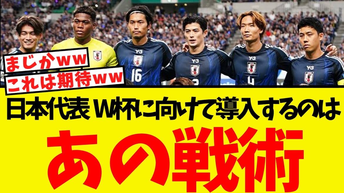 Il semble que l'équipe nationale du Japon présentera "cette tactique" pour la Coupe du monde LOL