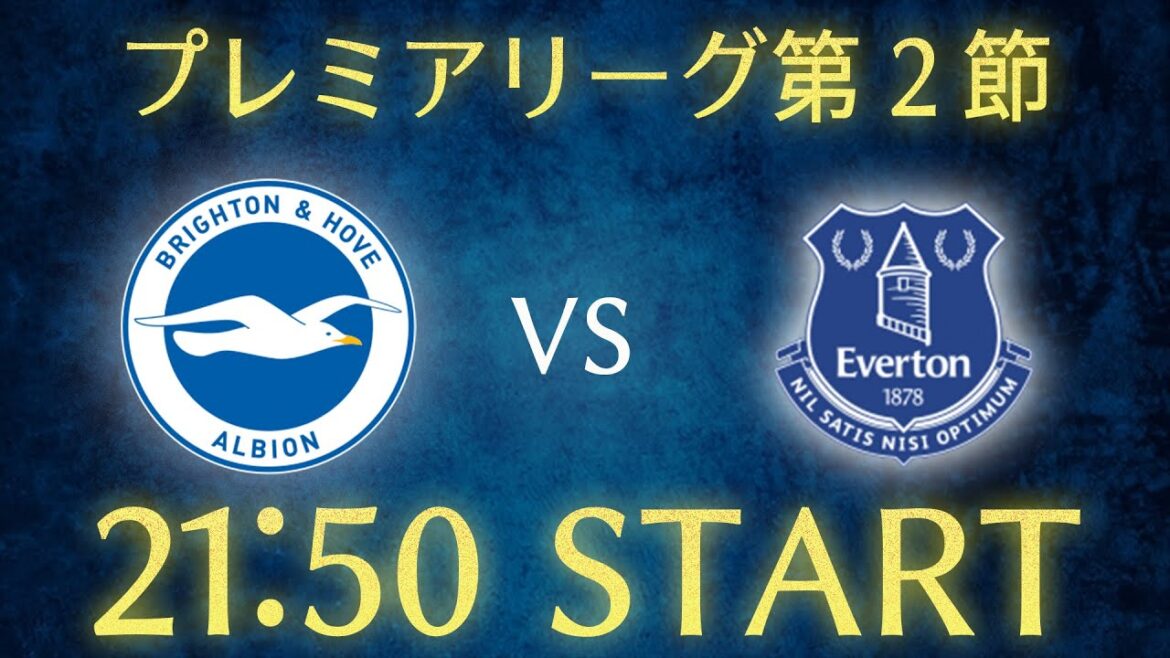 [Mito Kaoru]Brighton vs Everton / Premier League Round 2 Chat Live Stream