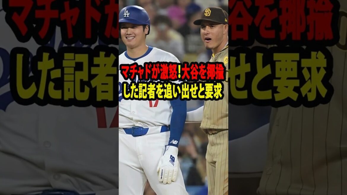[Otani Shohei]Un journaliste qui a fait un commentaire moqueur de Darvish Yu immédiatement après la défaite du match ... Machado était tellement excité qu'il a révélé un "mot incroyable" qu'il a laissé échapper dans une interview avec les médias américains et que les légendes ont été choquées.