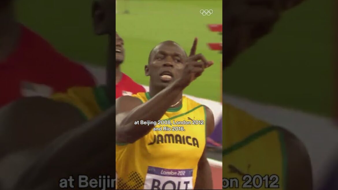 Three straight 100m golds. Usain Bolt didn’t just run, he flew into history!⚡🏃‍♂️🥇 #MoreThanSport