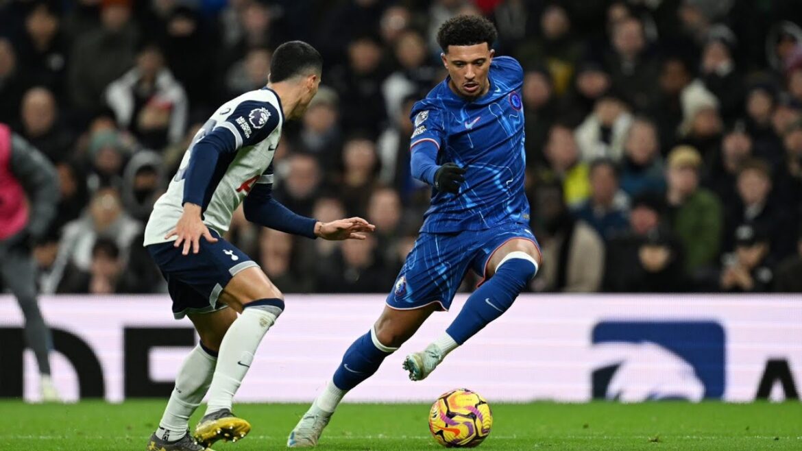 Jadon Sancho vs Tottenham (A) 24/25 ► Transfert cible du Bayern Munich