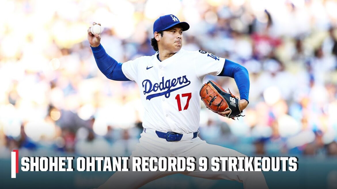 Shohei Ohtani enregistre un sommet de 9 retraits au bâton en cinq manches contre les Reds 💪 | ESPN MLB