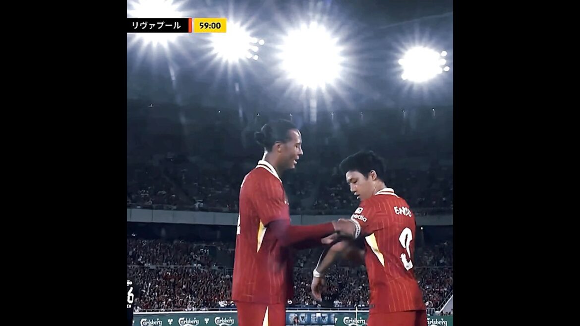 Endo Kou est chargé de la marque de son capitaine par Van Dyk