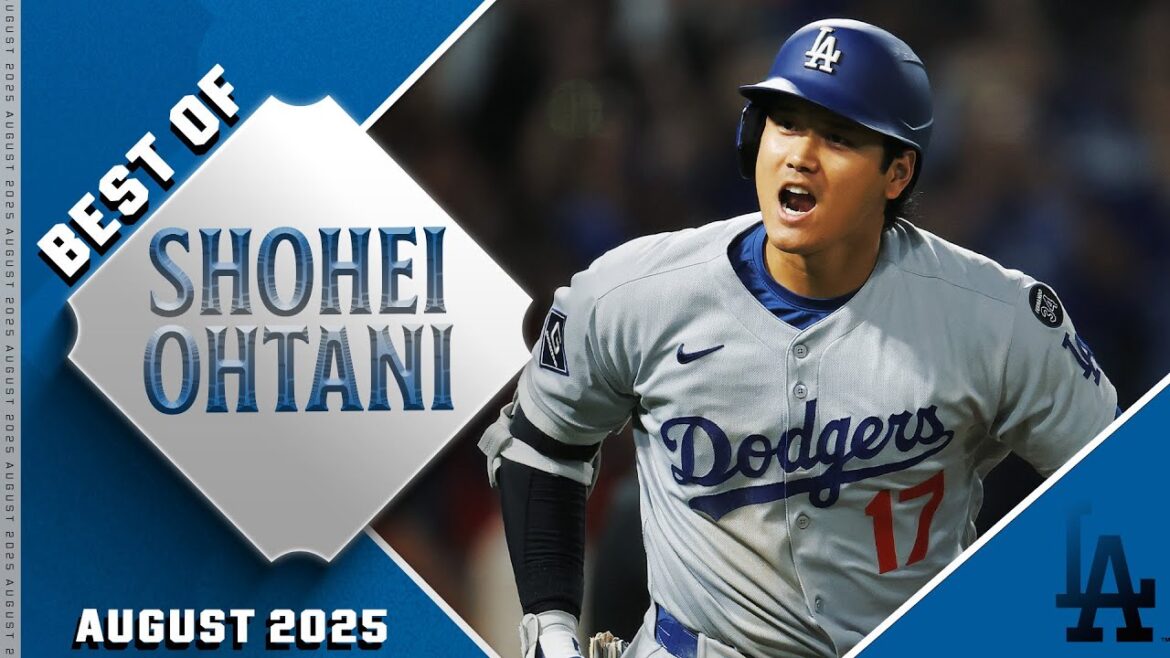 ⚡Shohei Ohtani's August Stats⚡: Première victoire Dodger, 1.020 OPS, 7 heures !! | OHTANI SHOHEI FAITES