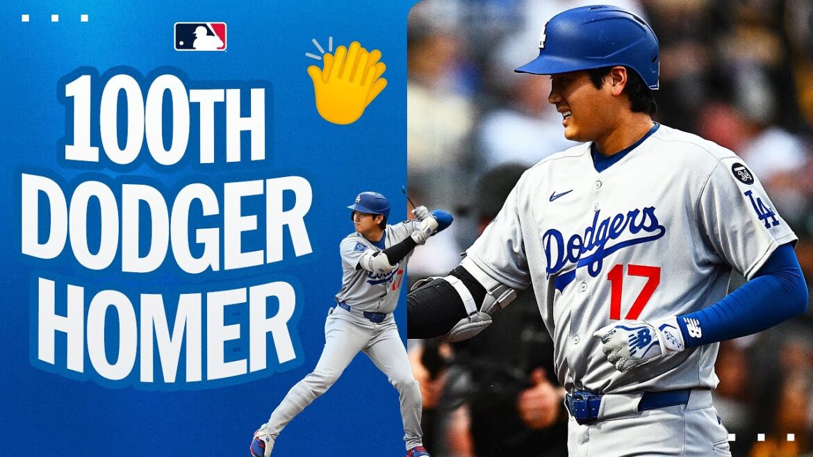 120 mph de la batte de Shohei Ohtani pour son 100e circuit avec les Dodgers! 😱 | Otani Shohei Faits saillants