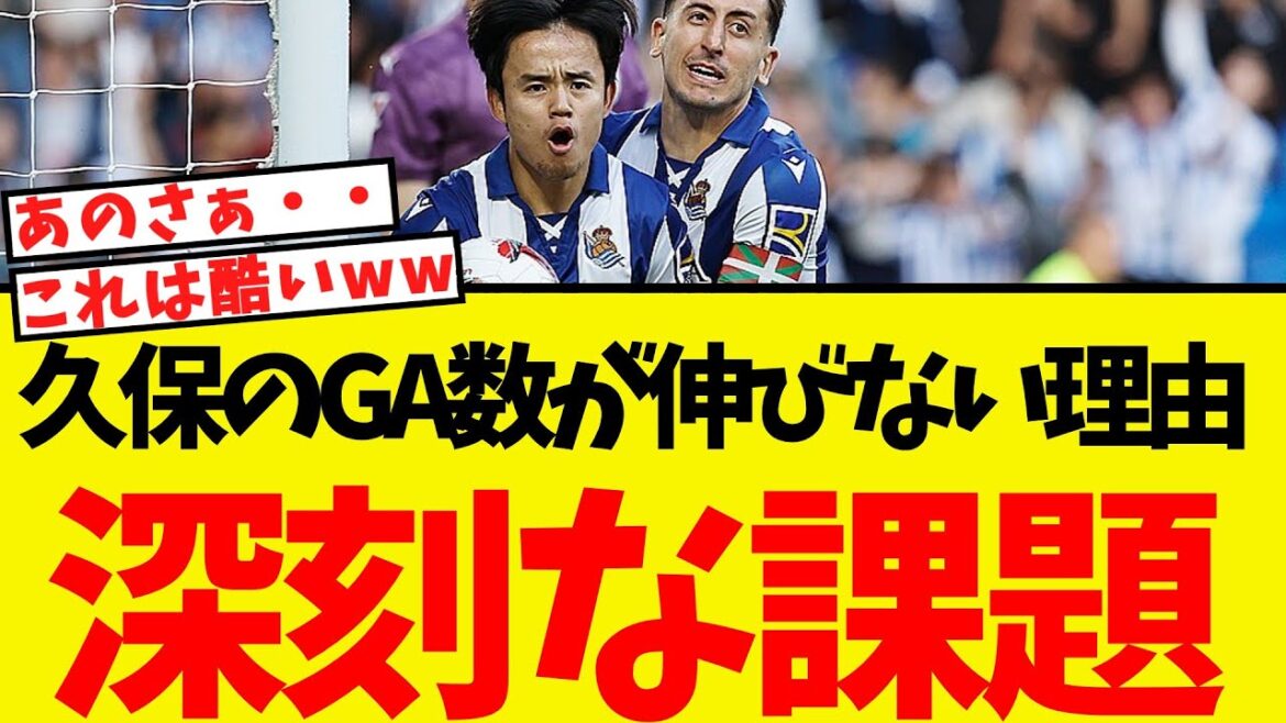 La raison pour laquelle le numéro GA de Kubo Takefusa n'a pas augmenté a été révélé ... un problème majeur a été souligné
