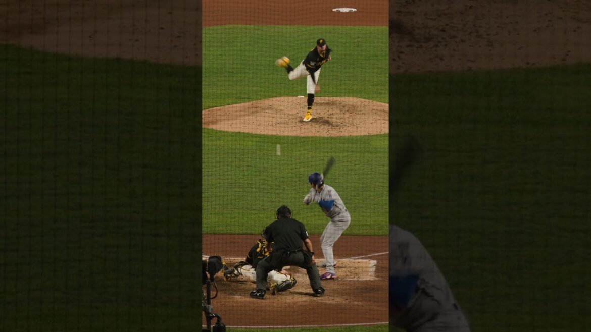 Paul Skènes contre Shohei Ohtani de derrière le marbre 👀