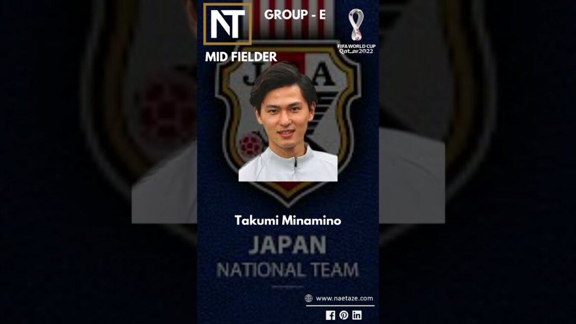 Japon Squad dans la Coupe du Monde de la FIFA 2022 #Shorts #Japan