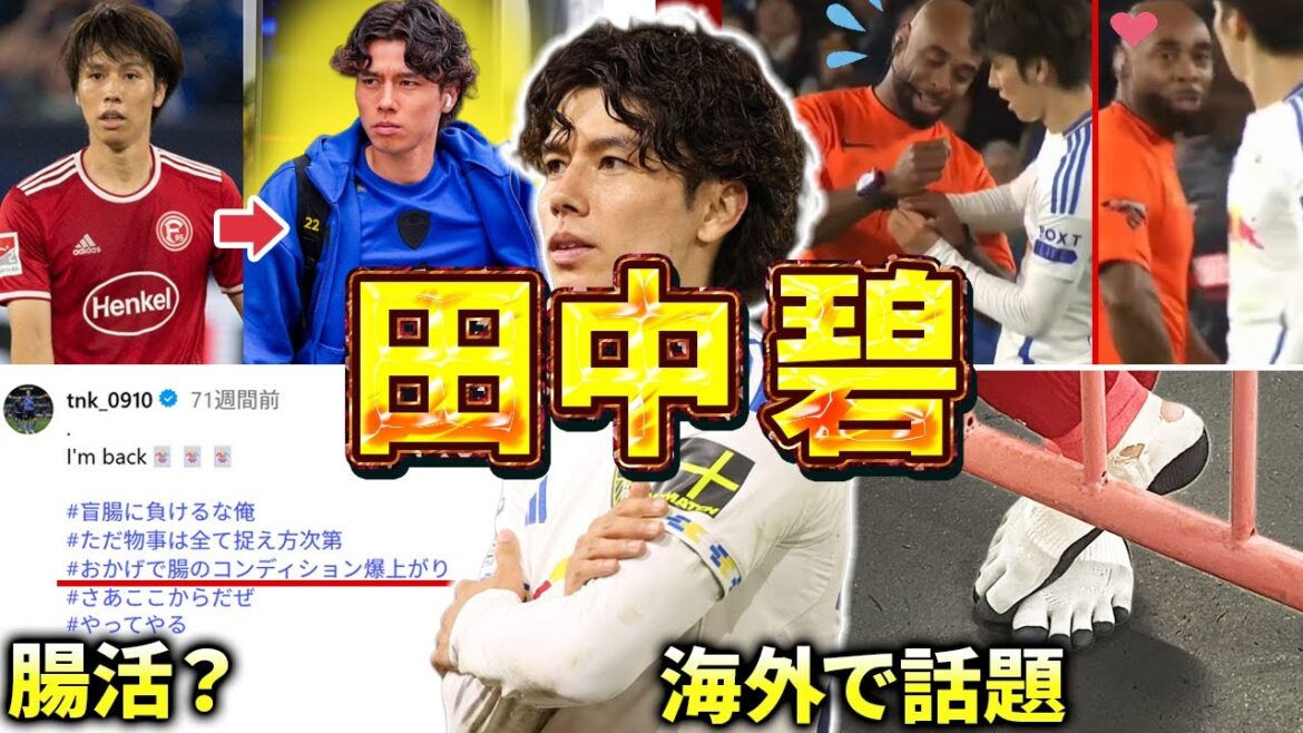 [Leeds]Épisode et Digest de Tanaka Aoi (Premier League, Japan Soccer Team, Dusseldorf, Kawasaki Frontale)