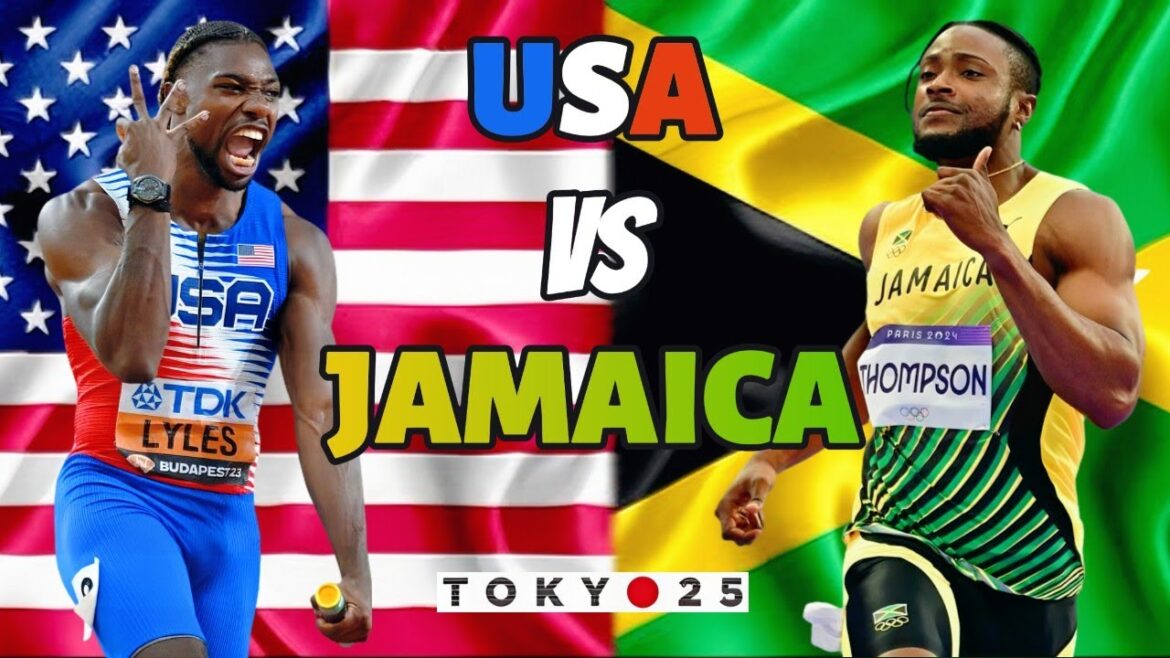 100m masculin: USA vs Jamaica Rivalry aux Championnats du monde
