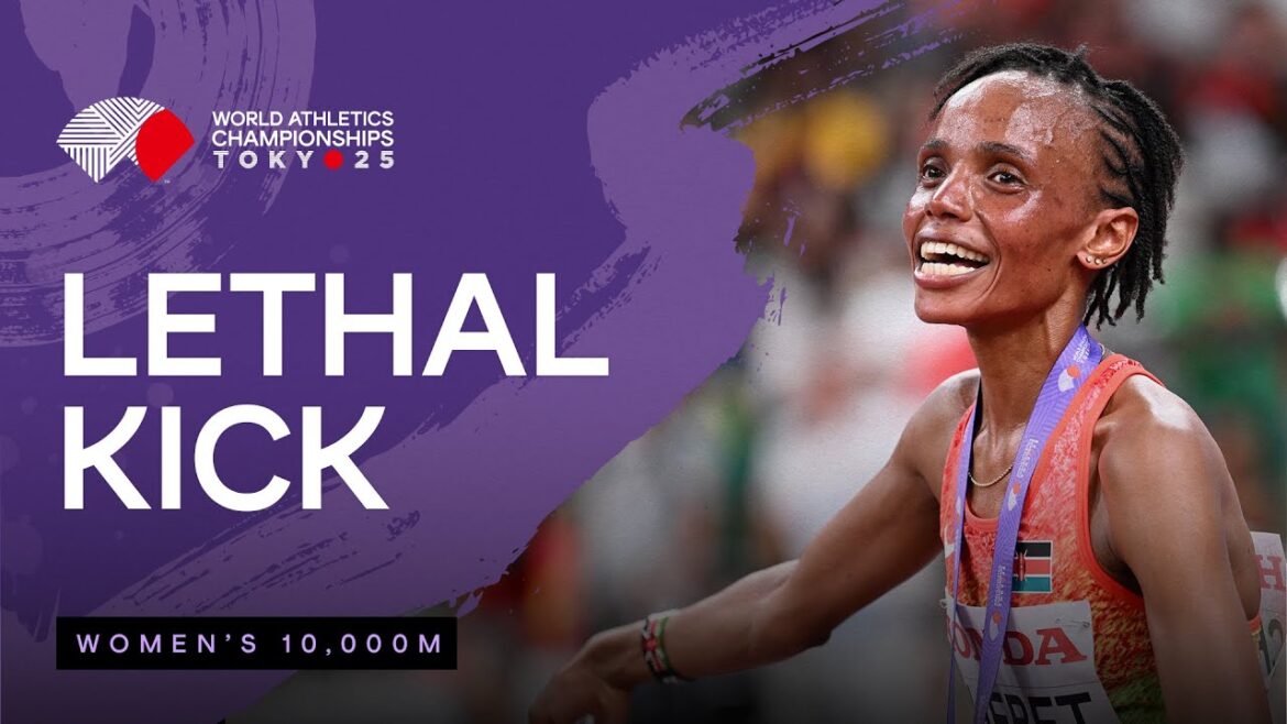 Chebet donne un coup de pied à 10 000 m avant Nadia Battocletti | Championnats du monde d'athlétisme 25