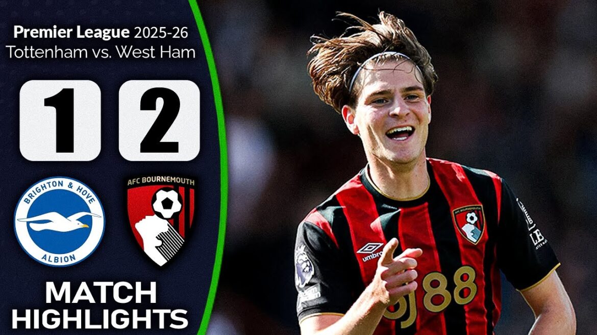 Bournemouth vs Brighton 2-1 Faits saillants | Buts de Premier League et tous les moments majeurs