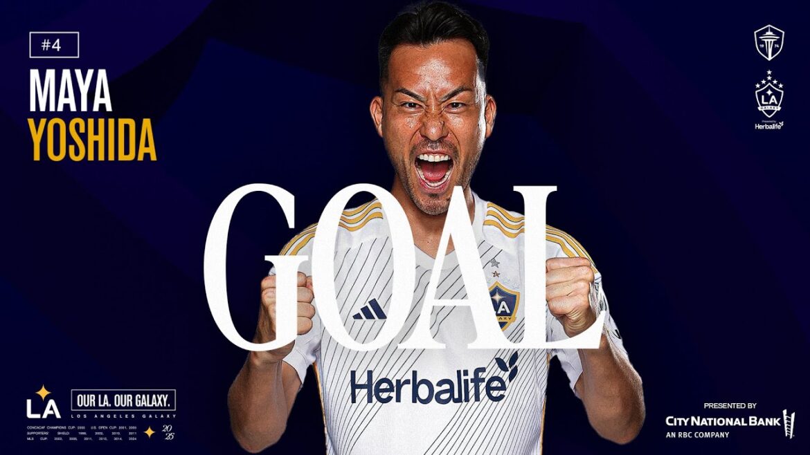 Objectif: Maya Yoshida le nivelle pour la Galaxy LA avec en-tête d'embrayage contre Seattle Sounders FC
