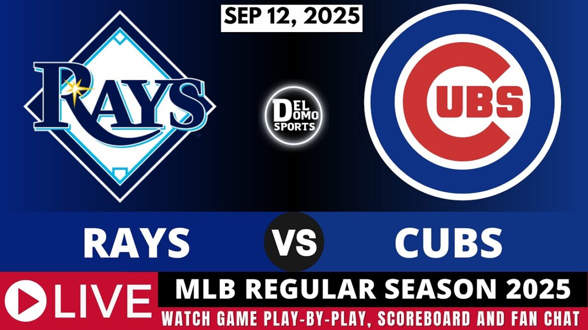 Tampa Bay Rays vs Chicago Cubs ⚾ MLB Saison régulière 12 septembre 2025