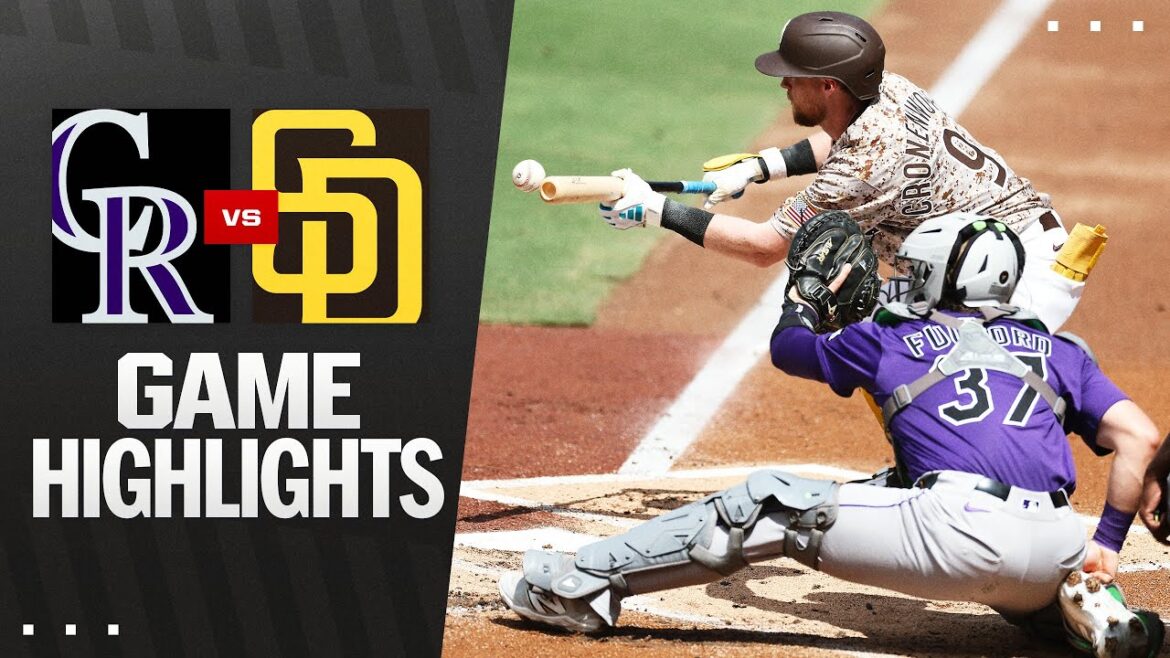 Rockies vs Padres Highlights (14/14/25) | Faits saillants MLB