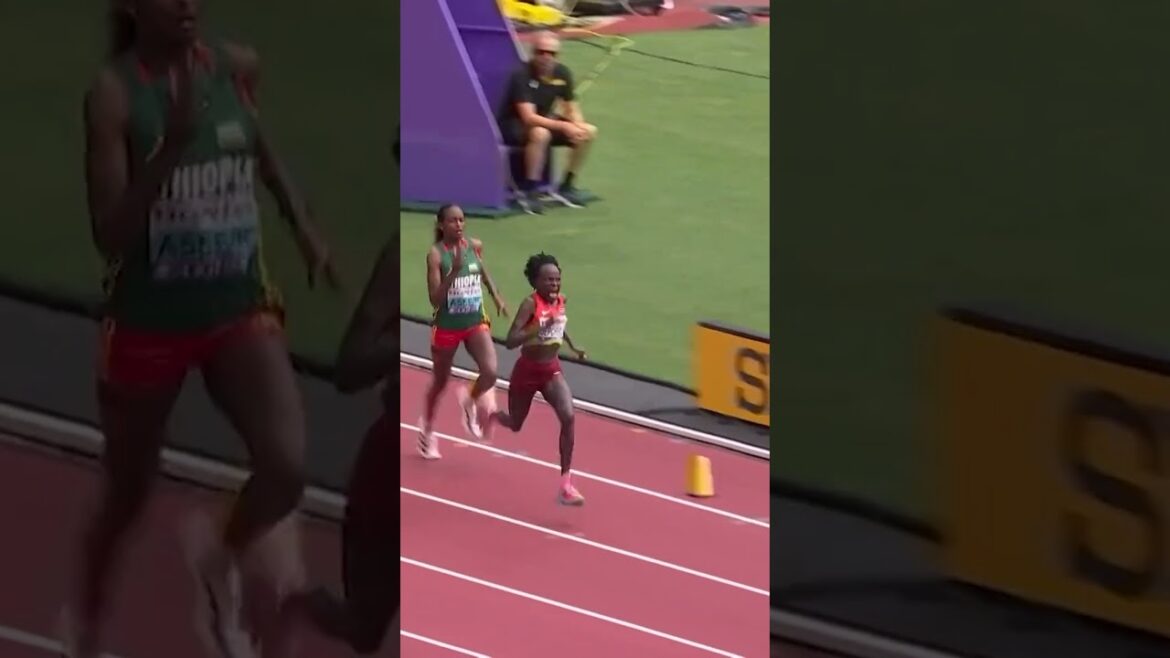 WHAT A FINISH from Peres Jepchirchir in Tokyo 🔥 #worldathleticschamps #marathon #kenya