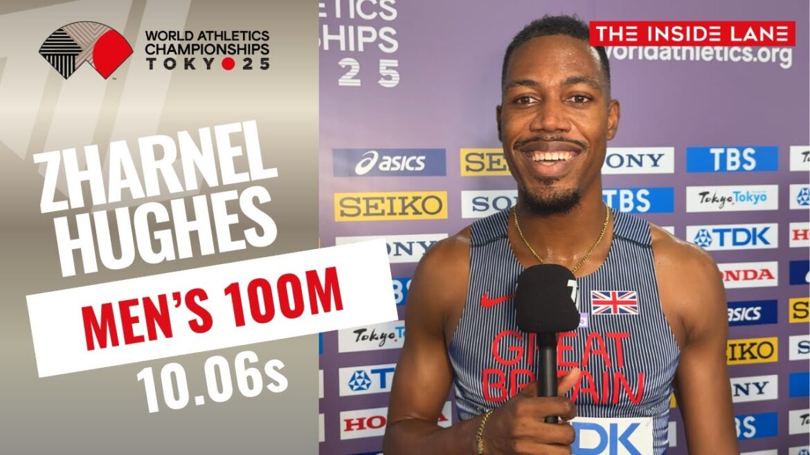 Zharnel Hughes passe à 100m en demi-finale à Tokyo